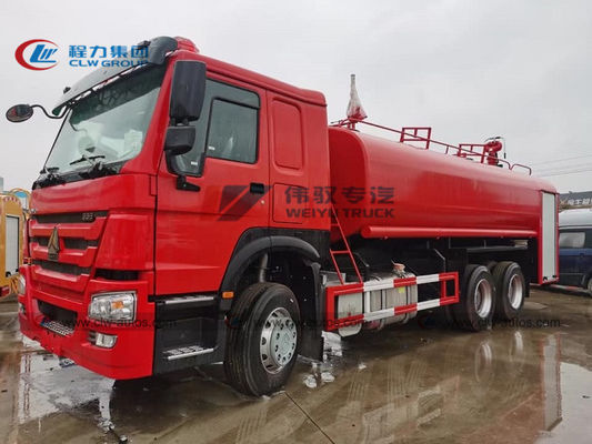 20tons Sinotruk HOWO 336HP Sprinkler Water Tank Forest Fire Rescue Fighting Truck