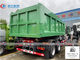 SINOTRUK HOWO 8x4 LHD Hydraulic Hooklift Garbage Truck With Folded Arm Crane