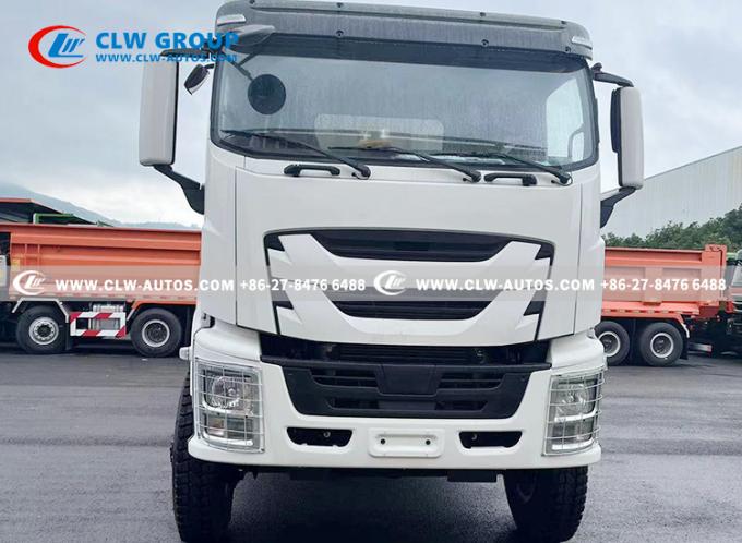 ISUZU 6Ã4 Dump Truck interior cabin with ergonomic controls and seating