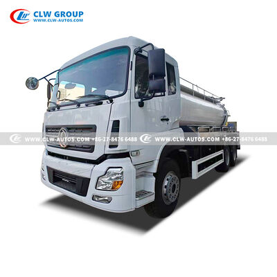 Dongfeng 6x4 10,000L Carbon Steel Tank Sewage Suction Truck with 375HP Diesel Engine & High-Pressure Washing System