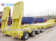 4 Lines 8 Axles Gooseneck Hydraulic Extendable Low Bed Semi Trailer 150 Tons 160T