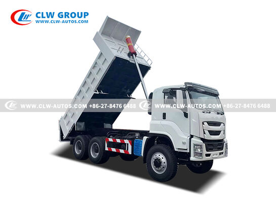ISUZU 6×4 20-30 Ton Heavy Duty Dump Truck with High-Tensile Steel Body for Heavy Loads