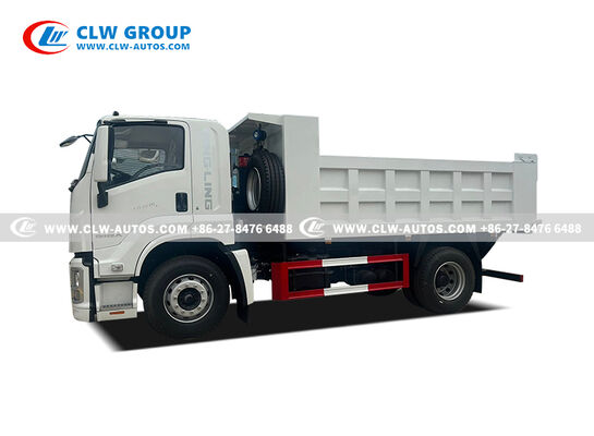 ISUZU 4×2 FTR Medium-duty Dump Truck with 8-12 Cubic Meters Body Capacity and 220-280 HP Engine