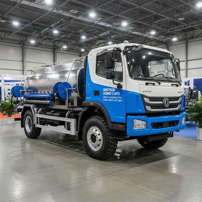 SINOTRUK HOWO CAFU 6000L Fuel Refueling Truck with Dual-Compartment Tank and YUNNEI YN4102 Diesel Engine