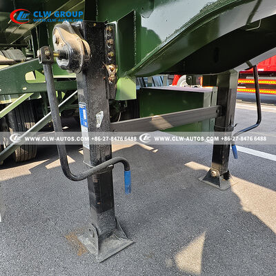 45T Rear-Tipping Semi-Trailer with HYVA Hydraulic Cylinder, 28T Yahua Landing Legs & 3-Axle Stability