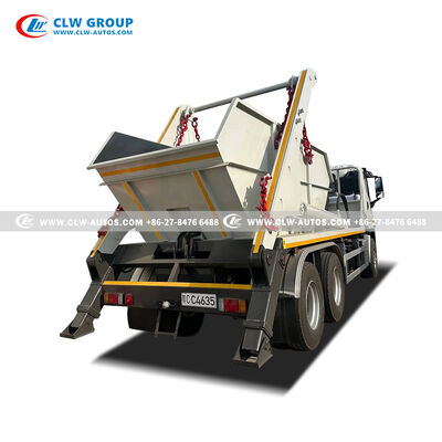 Isuzu Hook Lift Garbage Truck with Hydraulic Hook Lift System for Single Operator Control and Durable Isuzu Chassis