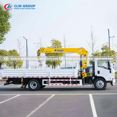 Isuzu 700P 5-Ton Crane Truck with 5,000kg Lifting Capacity, 360° Rotation, and 10.5m Lifting Height for Construction and Logistics
