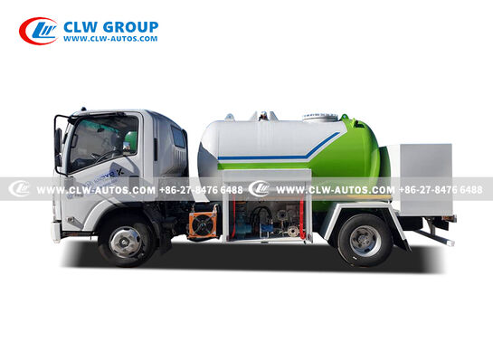 Isuzu KV100 4x2 LPG Refueling Truck with 5m³ Tank 120HP Euro 5 Engine Mobile Gas Dispensing Unit