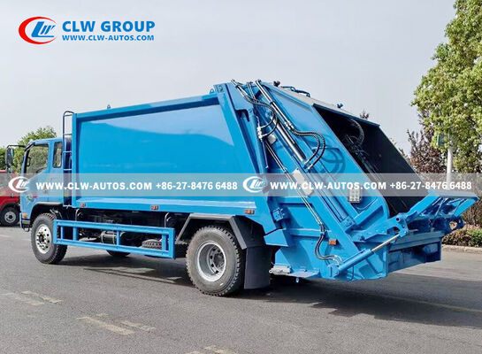 FAW 4x2 14m³ Compactor Garbage Truck – Rear-Loading Waste Compactor with Q345 Steel Body & PLC Hydraulic Control