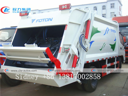 Foton Ollin 8cbm 4X2 Compactor Garbage Truck For City Trash Collection