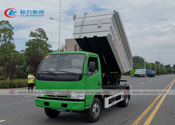 Dongfeng 4x2 Small Hydraulic Rear Loader Garbage Truck