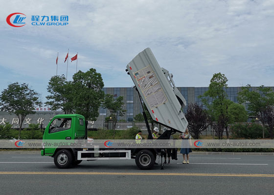 Dongfeng 4x2 Small Hydraulic Rear Loader Garbage Truck