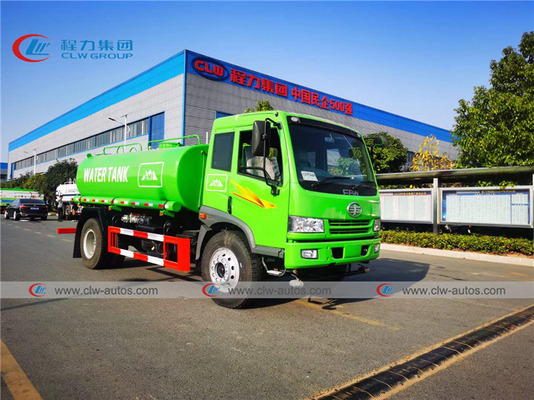 FAW J5K 10000L Carbon Steel Water Bowser Truck With Water Cannon